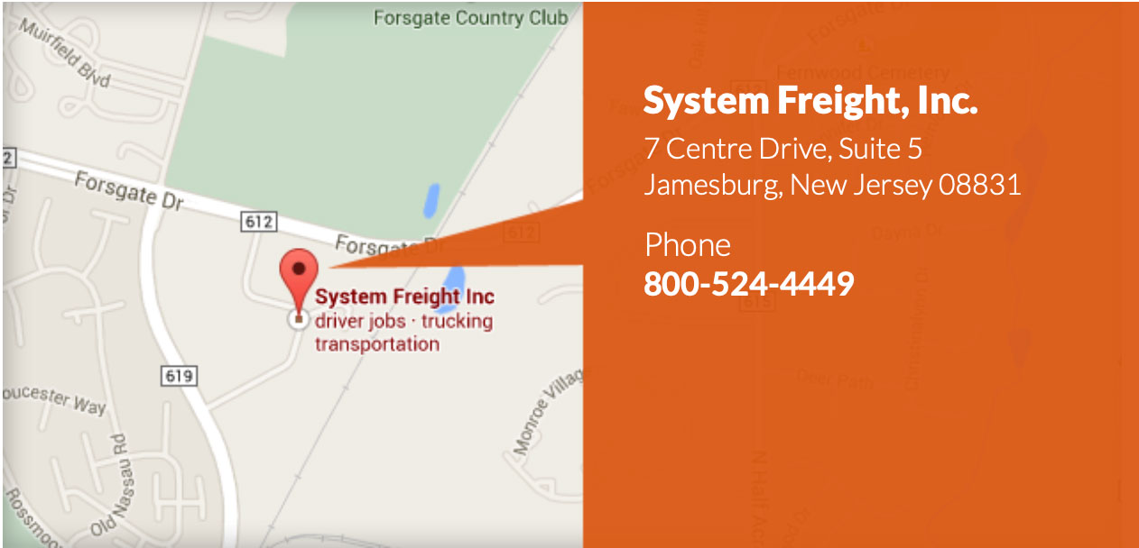 System Freight Map Callout